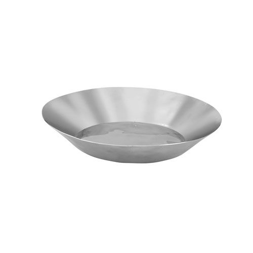 Winco HPR-9, 9.6-Inch Round Display and Server Tray, Hammered Steel