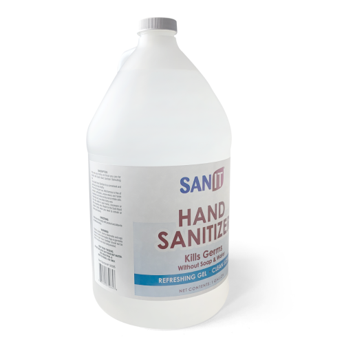 Sanit HSAN-X 1-Gallon Professional Use Gel Hand Sanitizer 70% Isopropyl Alcohol, Pump is not included