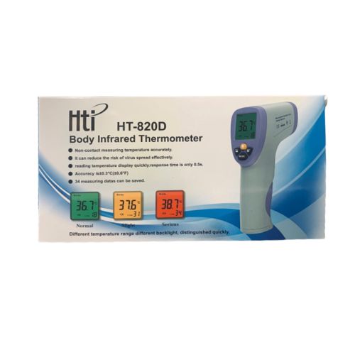 HT-820D Non Contact LCD Body Thermometer, EA | McDonald Paper & Restaurant  Supplies