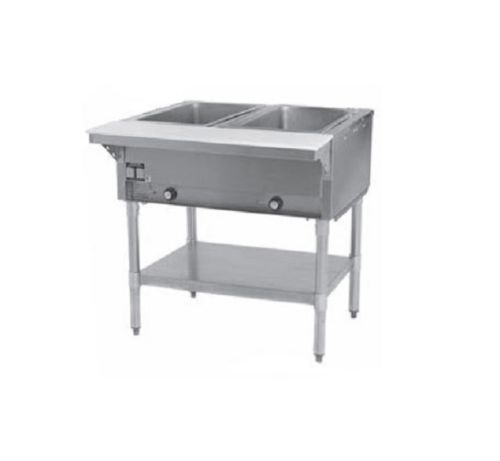Eagle Group HT2-NG, 33-Inch 2-Well Gas Steam Table, Natural Gas, NSF, CUL, KCL