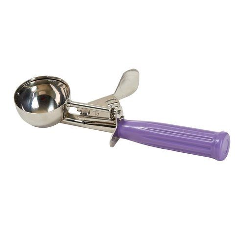 Winco ICD-20P, Ice Cream Disher with Purple Handle, Size 20, Allergen Free