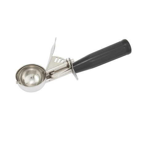 Winco ICD-30, 1.25-Ounce Ice Cream Disher with Black Handle, Size 30, NSF