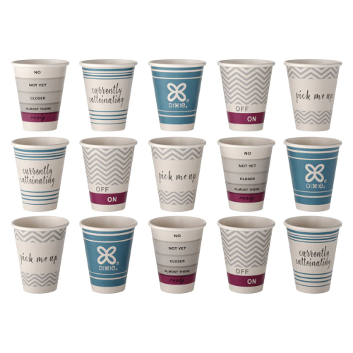Choice 12 oz. White Poly Paper Hot Cup - 1000/Case
