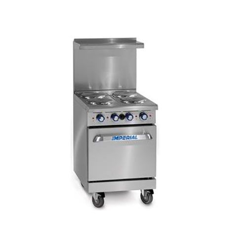 Imperial IR-4-E, 24 inch Electric Range, CETLus, ETL, CE (Casters are not included) (Discontinued)