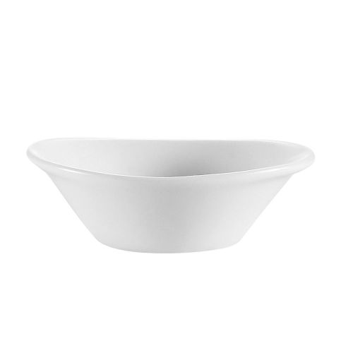 C.A.C. JEL-4, 4 Oz 5.25-Inch White Porcelain Jelly Dish, 6 DZ/CS