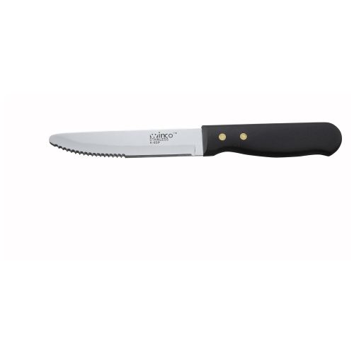 Winco K-85P, Jumbo Steak Knife with 5-Inch Blade and Plastic Handle
