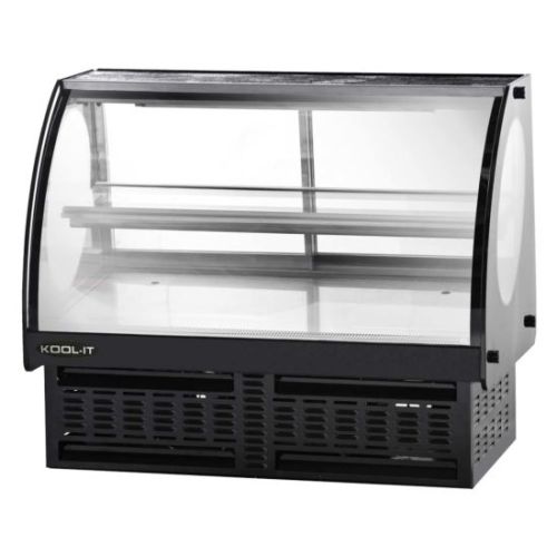 Kool-It KCD-36 36-inch Refrigerated Curved Glass Countertop Display Case