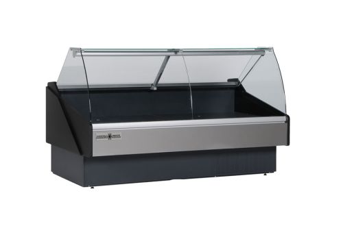 Hydra-Kool KFM-CG-40-S, 40-inch Refrigerated Curved Glass Deli Case, Self Contained