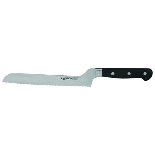 Winco KFP-83, 8-Inch Offset Bread Knife