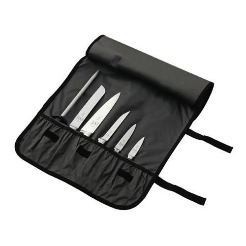 Winco KFP-KITA, 7-Piece Cutlery Set, KFP-35,61,80,82,101,122 with Shears & Knife Bag
