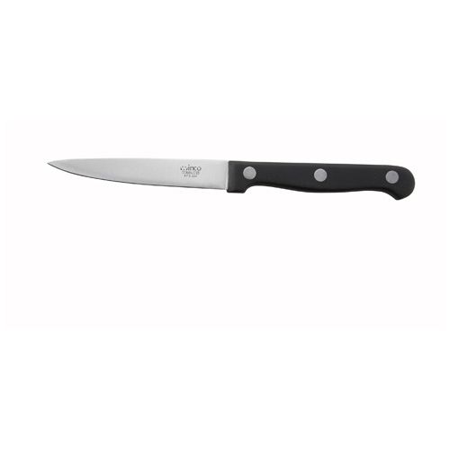 Winco KFS-334, 3.75-Inch Utility Knife with Bakelite Handle
