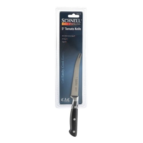 C.A.C. KFTM-G51, 5-inch Schnell Stainless Steel Tomato Knife