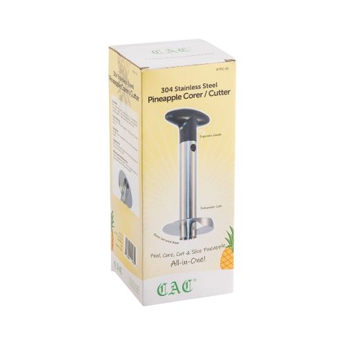 C.A.C. KTPC-10, 3.5-inch Stainless Steel Pineapple Corer/Cutter