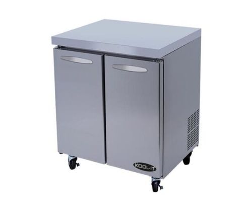 Kool-It KUCR-36-2, 36-inch 2 Solid Doors Undercounter Refrigerator