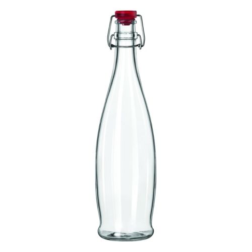 Libbey 13150034, 33.875 Oz Water Bottle with Wire Clear Lid, 6/CS