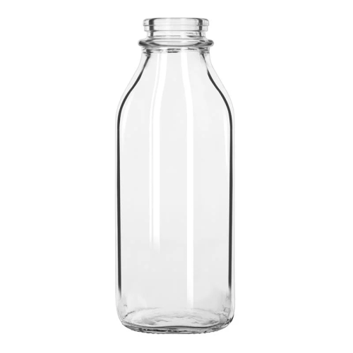 Libbey 92129, 33.5 Oz Glass Milk Bottle, 2 DZ