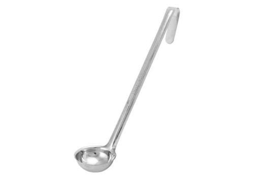 Winco LDIN-1.5, 1.5 Oz 10-Inch One Piece Stainless Steel Sauce Ladle, NSF