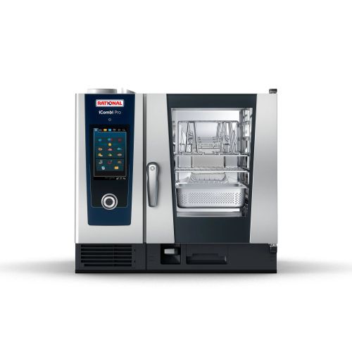Rational ICP 6-HALF E 208/240V 1 PH (LM100BE), Half Size Electric Combi Oven with Controls (Special Order Item)