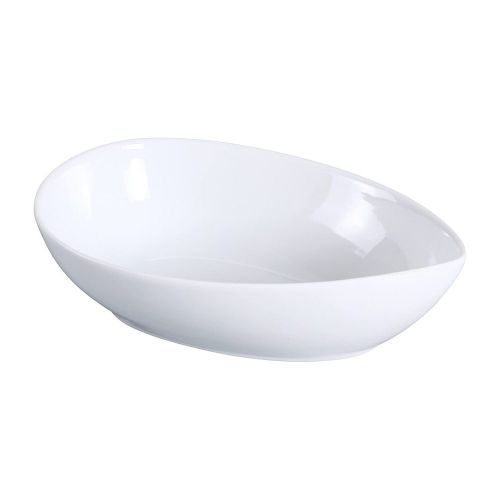 Yanco LK-611 56 Oz 11.25-Inch Lion King Porcelain Round Waterdrop Shape Super White Bowl, DZ