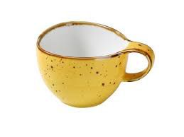 Yanco LY-001YL 7 Oz 4x2.625-Inch Lyon Yellow Porcelain Round Yellow Coffee/Tea Cup, 36/CS