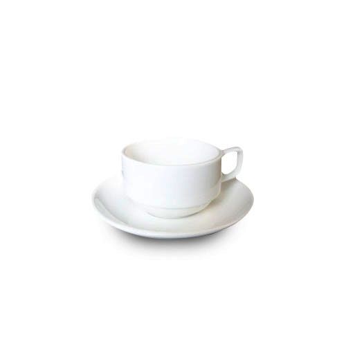 Modern M7635, 7 Oz Porcelain Cup and Saucer, 1/ST