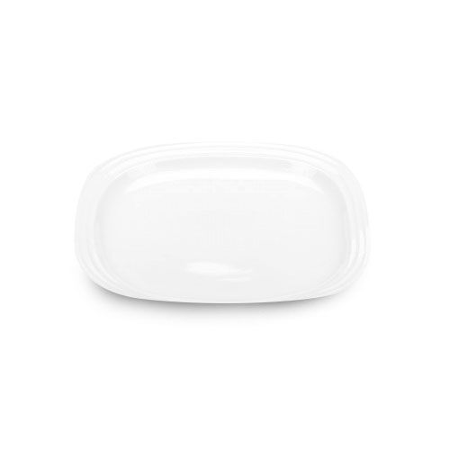 Modern M80912, 12-Inch White Pearl Square Porcelain Plate, EA