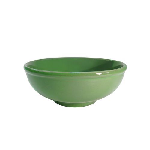 C.A.C. MB-7-G, 25 Oz 7.5-Inch Porcelain Green Pasta Bowl, 2 DZ/CS