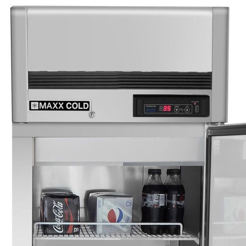 Maxx Cold MCRT-23FDHC Reach-In Refrigerator, Single Door, Top Mount