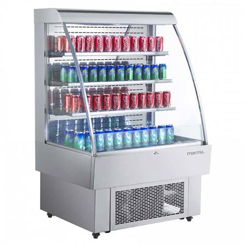Marchia MDS380 40-inch Open Refrigerated Display Merchandiser. 60-inch Height S/S