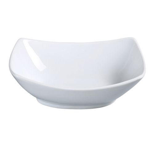 Yanco ML-610 42 Oz 10x7.5-Inch Mainland Porcelain Rectangular White Bowl, DZ