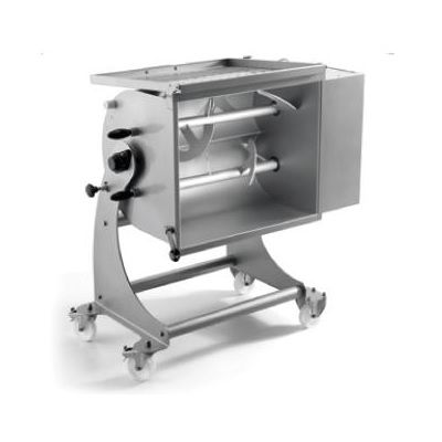 Omcan MM-IT-0050-S, 32-inch Heavy-Duty Stainless Steel Meat Mixer, 110 lbs Capacity