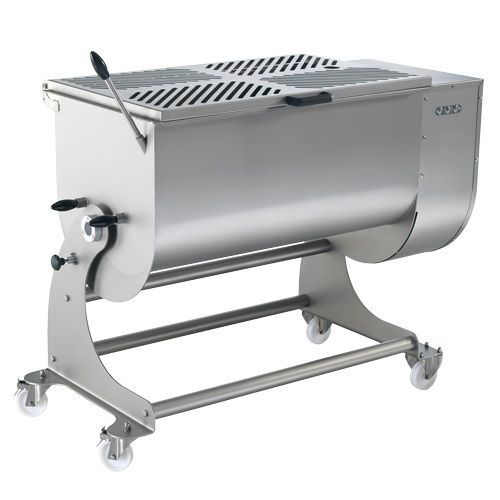 Omcan MM-IT-0180, 56-inch Heavy-Duty Stainless Steel Meat Mixer, 396 lbs Capacity