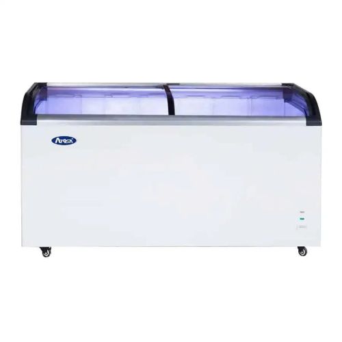 Atosa MMF9113, Glass Lid Curved Top Freezer