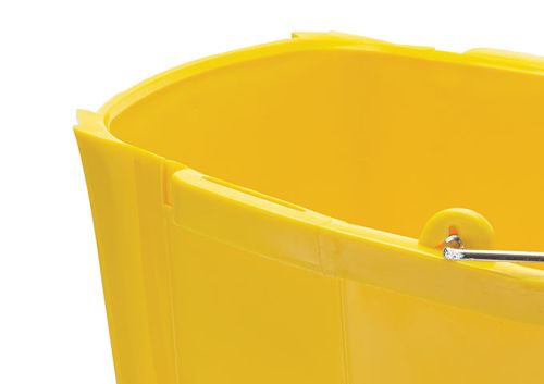 Winco MPB-36B 36 Quart Yellow Plastic Bucket for MPB-36, EA