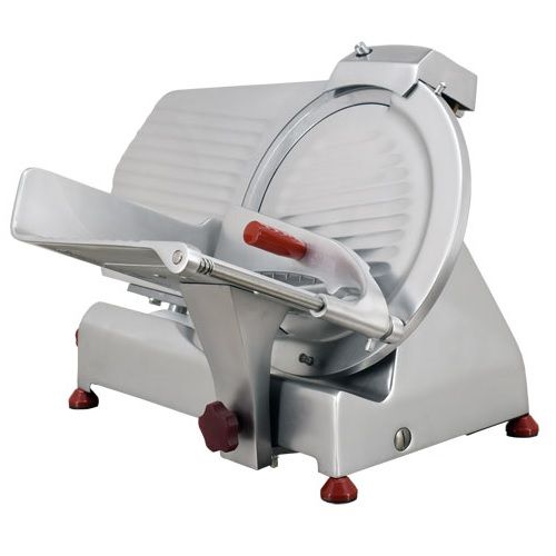 Omcan MS-IT-0300-I, 12-inch Blade Anodized Aluminum Belt-Driven Meat Slicer