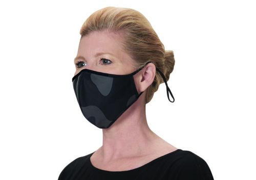 Winco MSK-3LXL, 2-Ply Cotton/Poly Blend Camo Reusable & Adjustable Face Mask, L/XL Size, Pack of 2