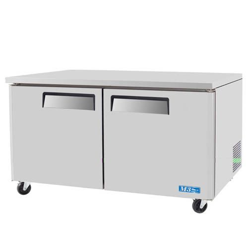 Turbo Air MUF-60-N 2 Solid Doors Undercounter Freezer
