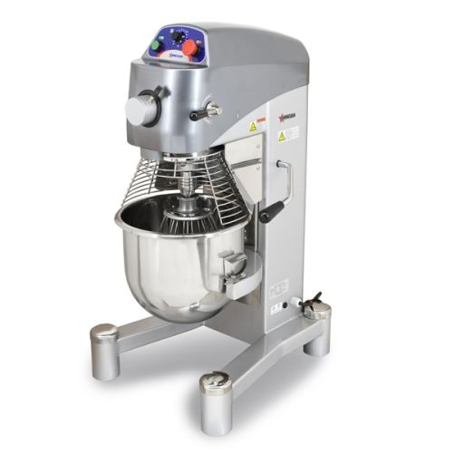 Omcan MX-CN-0020, 20 Qt Heavy-Duty Baking Mixer with Timer and Guard