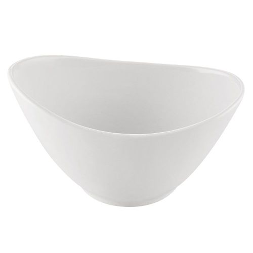 C.A.C. MX-OV10, 48 Oz 9.37-Inch Porcelain Oval Salad Bowl, DZ