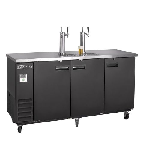 Maxx Cold MXBD72-2BHC Three Keg, Two Tower Beer Dispenser