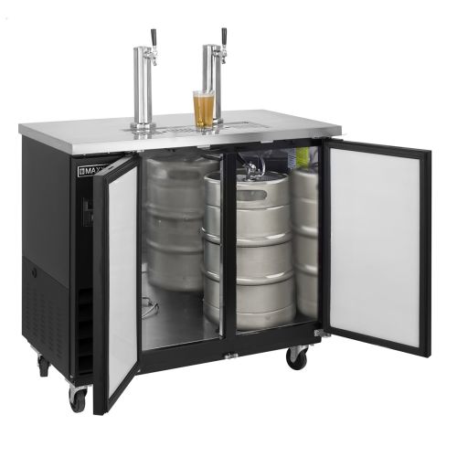 Maxx Cold MXBD48-2BHC Two Keg, Two Tower Beer Dispenser