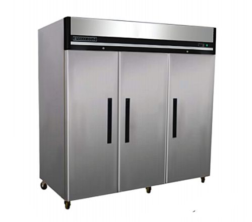 Maxx Cold MXCF-72FD, X-series 81x32.7x82.7-Inch Upright Freezer, 3 Solid Doors, UL Sanitation, UL EPH Classified