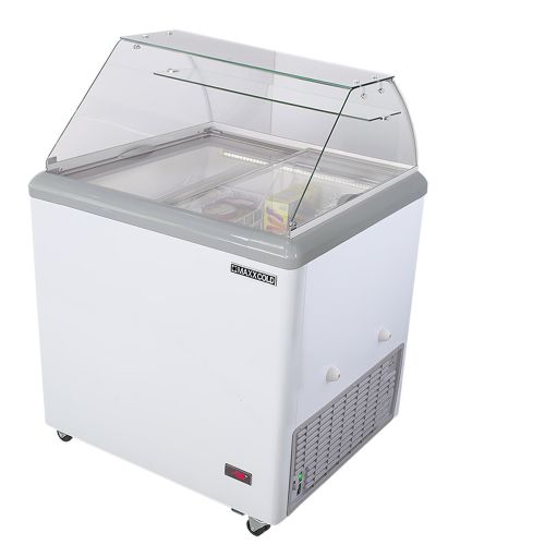 Maxx Cold MXDC-4 White Ice Cream Dipping Cabinet