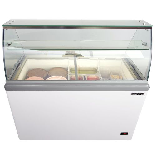 Maxx Cold MXDC-8 White Ice Cream Dipping Cabinet