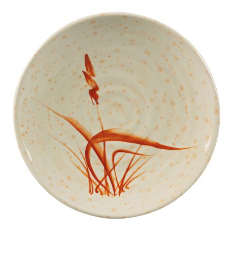 Yanco OR-1707 7.5-Inch Orchis Melamine Round Gold Plate, 48/CS