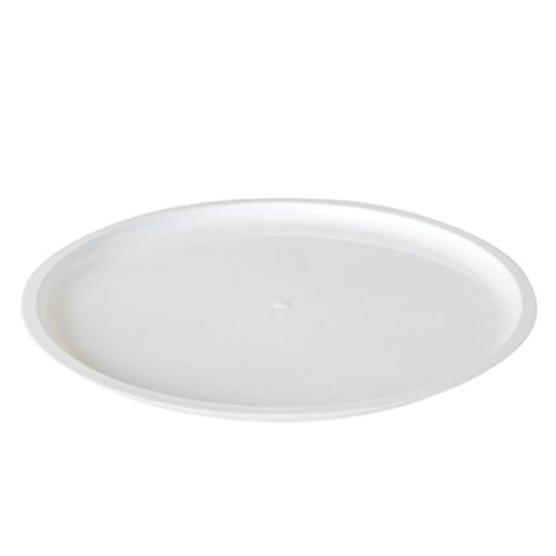 Fineline Settings P16000.WH, 16-inch Platter Pleasers White Heavy Duty Round Platter, 25/CS