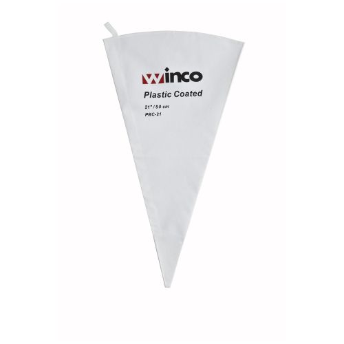 Winco PBC-21, 21-Inch Cotton Pastry Bag with Inner Plastic Coating