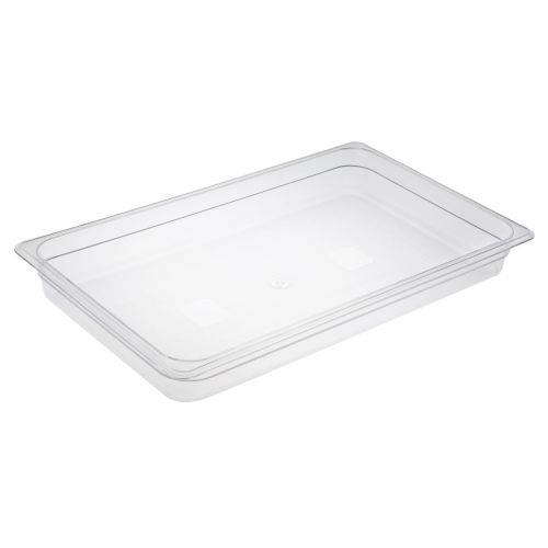 C.A.C. PCFP-F2, 2.5-inch Deep Full-Size Clear Polycarbonate Food Pan