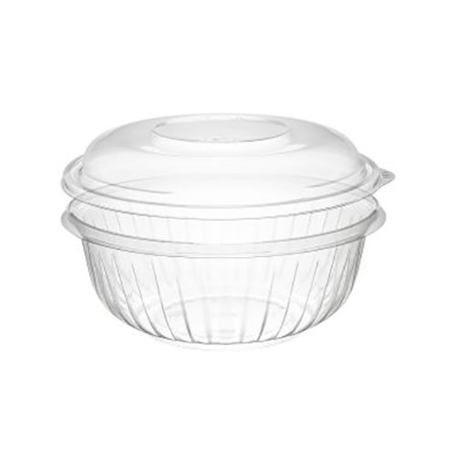 Dart PET32BCD 32-Ounce PresentaBowls Clear PET Bowl with a Dome Lid, 126/CS