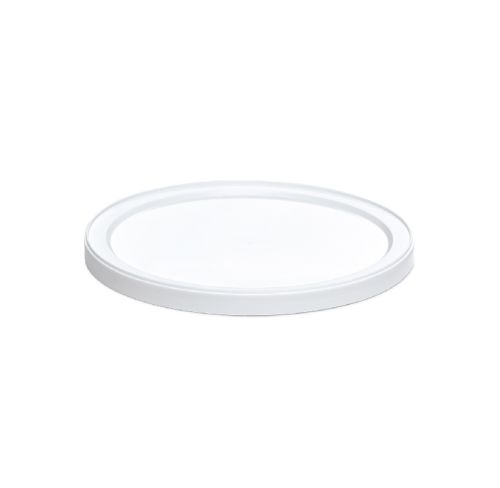 Placon CL086LW, White Plastic Lid for 64, 86 Oz. Natural Plastic Containers, 200/Cs
